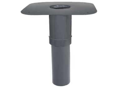 Ablauf mit PUR-Dämmung