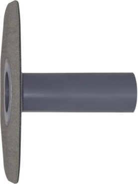 Attika-Notentwäasserung, rund mit PYE-Flansch