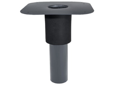 Ablauf mit Dämmhülse