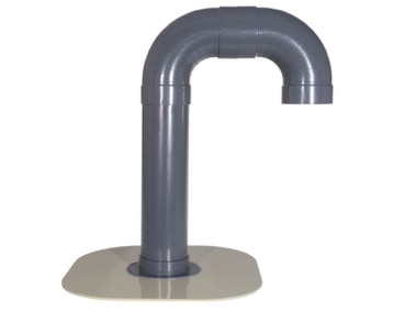 Kabeldurchführung TYP HS 1 mit PP-Flansch