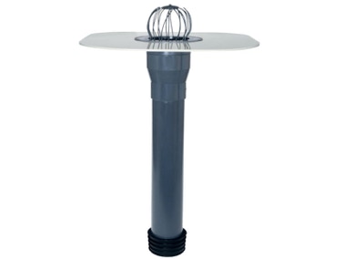 Flachdach-Sanierungsablauf mit PP-Flansch