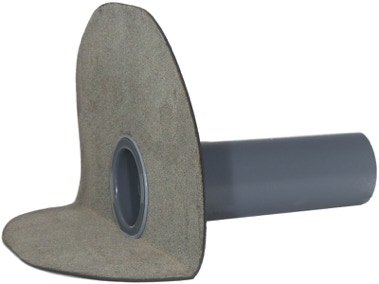 Attika-Ablauf 90° mit PYE-Flansch