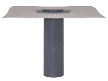 Flachdach-Ablauf mit Folien-Flansch