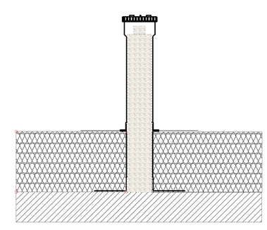 Dämmkern 2-teiliger Aufbau