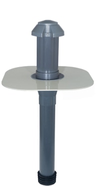 Sanierungssanitärlüfter DN 90 mit PP-Flansch