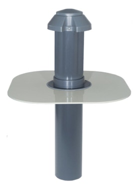 Sanitärüfter mit PP-Flansch