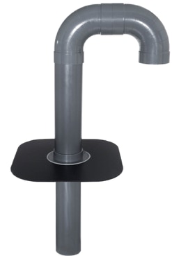 Kabeldurchführung HS2 XL mit Flansch aus PE