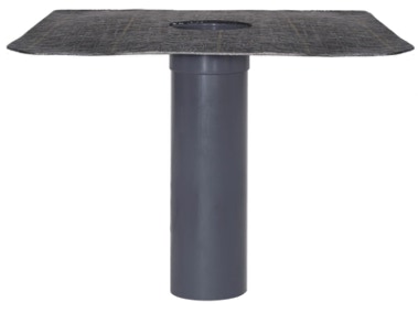 Flachdach-Unterteil XL mit KSU-Flansch