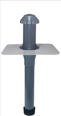 Sanierungssanitärlüfter DN 90 mit Folien-Flansch