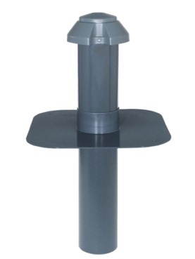 Sanitärüfter mit PVC-Flansch